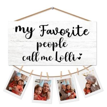 Imagem de CGBHW Melhor porta-retrato Lolli Gifts para parede, presente de aniversário para Lala Grandma, Thank You Lola Grandmother, presente de netos, netos, exibição de fotos pendurada