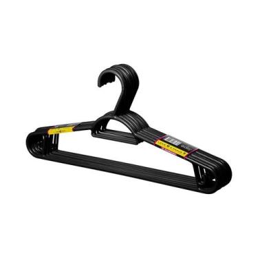 Imagem de Conjunto 6 cabides sanremo cor preto