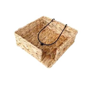 Imagem de Suporte vertical de madeira multifuncional de papel prensado vertical para guardanapo suporte de lenços decoração rural retrô adequado para restaurantes cafés ou cozinha doméstica bancada de jantar