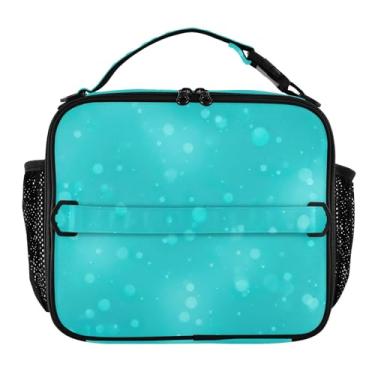Imagem de Joisal Lancheira verde pastel para mulheres meninas lancheira personalizada crianças masculinas lancheira para trabalho bolsa térmica macia isolada para adultos