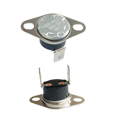 Imagem de Termostato de fusível térmico KSD-140LC para fornos de micro-ondas Samsung (MG11H2020CT) - Interruptor de proteção de alta temperatura de 140 °C, normalmente fechado, substituição direta