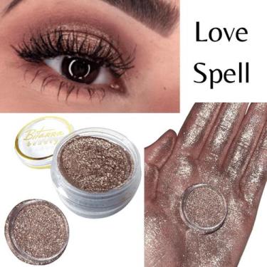 Imagem de Sombra asa de borboleta pigmento e glitter cor Love Spell - Bitarra Be
