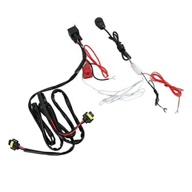 Imagem de Acouto Barra de Luz do Chicote Elétrico da Luz de Trabalho LED para Serviço Pesado de 12V, Farol de Neblina e Acessórios - ATV, SUV, Jipe ​​​​e Picapes Ideais - Fonte de Alimentação de 0 a 240 W Com