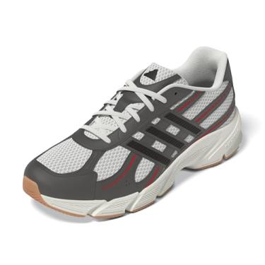 Imagem de adidas Technochaos 2000 Tênis masculino, Branco/Cinza Trace Metálico/Better Scarlet, 41