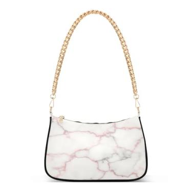 Imagem de Bolsa de ombro minimalista com textura branca, bolsa feminina Hobo, bolsa clutch para uso casual ou noturno