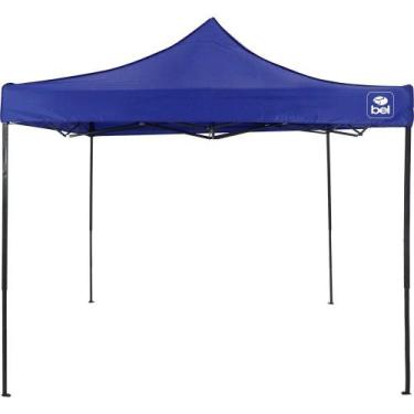 Imagem de Gazebo dobrável em oxford com pvc 3 x 3 m Pagoda - Belfix (Azul), Azul