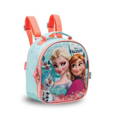 Imagem de Lancheira Térmica Frozen Disney Infantil Meninas 2 em 1 - Xeryus, Azul