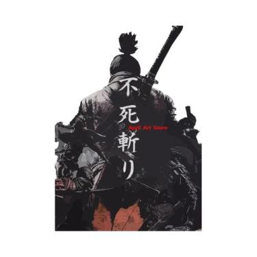 Imagem de Pôster De Jogo Sekiro Shadows Die Twice Em Canvas Para Decoração De Qu