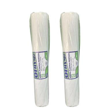 Imagem de Bobina plástica picotada 50x70 2un saco transparente mercado - E A COS