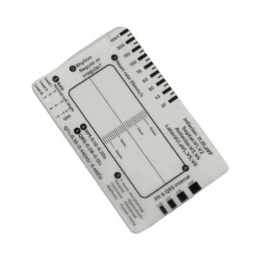 Imagem de Régua de observação de medição de eletrocardiograma de 7 etapas ECG - 