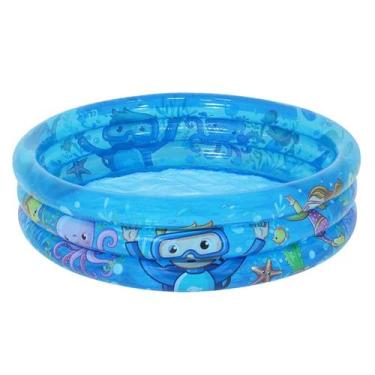 Imagem de Piscina Inflável Infantil ul 88L Meu Oceano 109500 Belfix