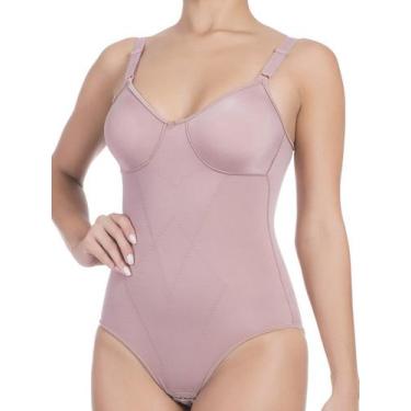 Imagem de Body feminino modelador duloren 113215, Rosa, 52