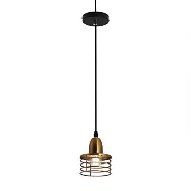 Imagem de Lâmpada de teto pendente estilo retrô industrial 40W máximo soquete base E26 para quarto sala estar escritório café loja restaurante AC110-120V