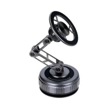 Imagem de Suporte De Telefone Para Carro Ajustável E Dobrável Com Ventosa Magnét