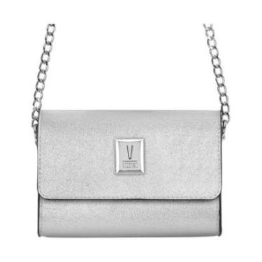 Imagem de Bolsa Feminina Vizzano Crossbody Fosco 10032 Prata-Feminino