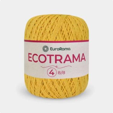 Imagem de Barbante euroroma ecotrama 08 fios cor 450 ouro unidade - EUROFIOS