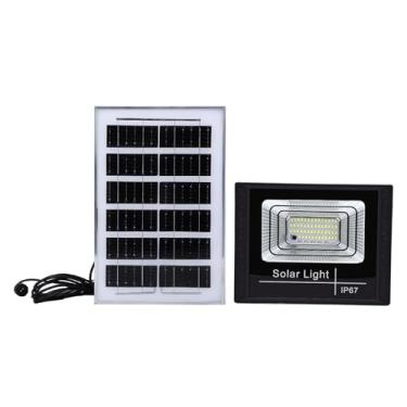 Imagem de Fockety Refletor Solar de Segurança, IP67 à Prova d'Água com Sensor Automático de Acendimento Automático ao Amanhecer, Bateria Integrada de 5000mAh, LED Solar para Quintal, Varanda