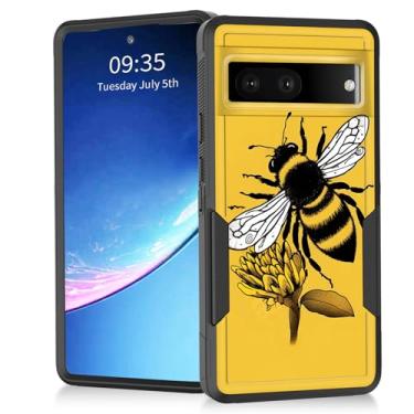 Imagem de Vobber Capa para Pixel 8a, capa protetora resistente à prova de choque resistente à prova de choque com camada dupla híbrida de policarbonato rígido para Google Pixel 8a de 6,1 polegadas 2024, Honey