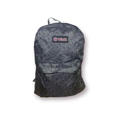 Imagem de Mochila Escolar Juvenil Personalizada BPG21704 - WINTH, CHUMBO/PRETO, 