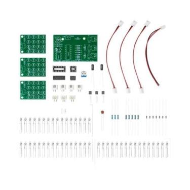 Imagem de Módulo De Luz De Alarme LED Vermelho, Branco E Azul, Kit De Prática De
