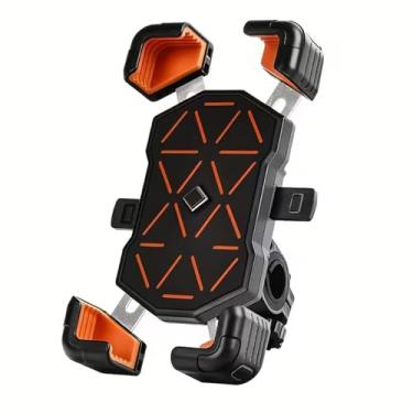 Imagem de Pacote com 1 suporte universal de telefone para bicicleta e motocicleta para iPhone Android e telefones de 4,5 a 7,2 polegadas