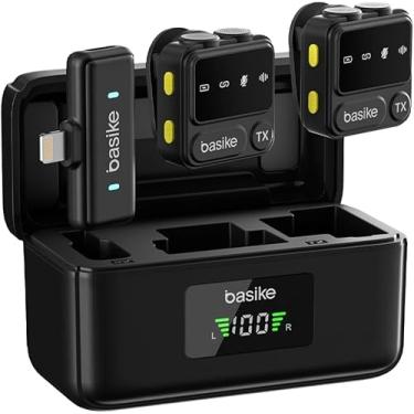 Imagem de Microfone anti ruido Lapela Sem Fio, Microfone Para Celular Com à Prova De Vento, Tip-C e Lighting - Compatível com iPhone e Android - Vídeos, Aulas, Lives e Podcasts (Lightning)