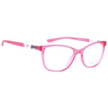 Imagem de Armação De Óculos Speedo Haste 360 Sp7065w K01 Rosa Translúcido-Feminino