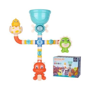 Imagem de Brinquedo De Banho Para Bebês Com Ventosas, Conjunto De Tubos Giratóri