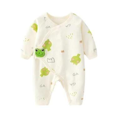 Imagem de Macacão De Algodão Para Bebês Recém-nascidos, Meninos E Meninas, Com E