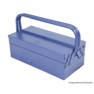 Imagem de Caixa Ferram Aco Sanf 3Gav 40X20X17Cm 04 - FERCAR