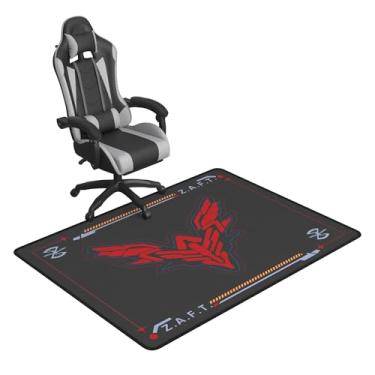 Imagem de Tapete de cadeira antiderrapante GundamSEED 89 cm × 119 cm para cadeira de jogos