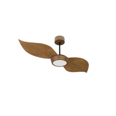 Imagem de Ventilador de Teto Natuvent Flower Led 2 Pás Madeira Imbuia 4000k Branco Neutro 127v