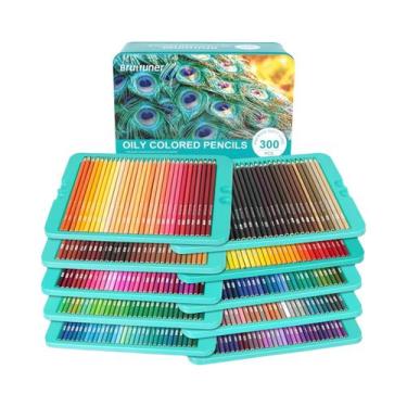 Imagem de Lápis De Cor Vibrantes À Base De Óleo Para Adultos, 180/240/300/520 Pe