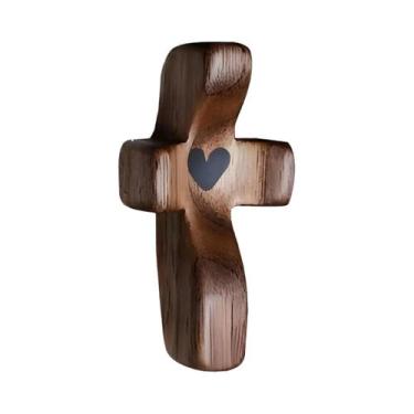 Imagem de Decorações De Cruz De Madeira 10 Peças, Símbolos Espirituais Multifunc