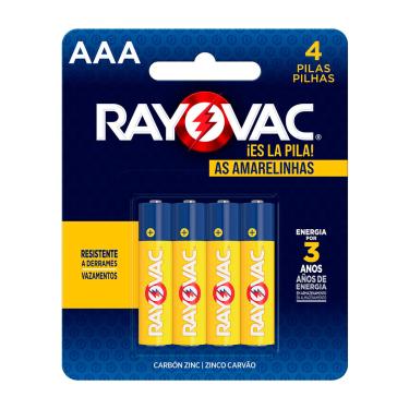 Imagem de Pilha Comum AAA com 4 Unidades RAYOVAC