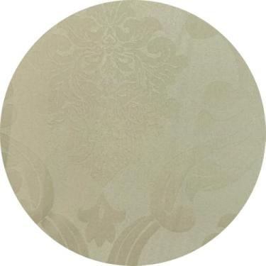 Imagem de Tecido Jacquard Jacar Medalhão Adamasco ou Adamascado Brocado 2,80 Metros de Largura Para Toalha de Mesa, Cortina, Forrar Almofada Cadeira Sofá 1 metro (Bege05)