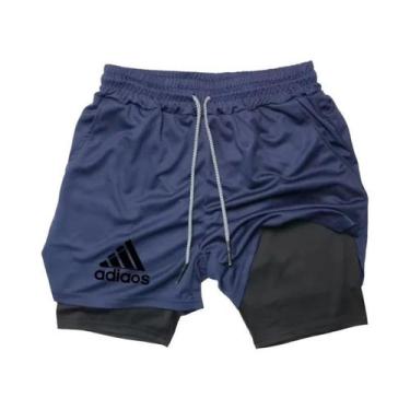 Imagem de Shorts Esportivos Masculinos De Compressão De Secagem Rápida Para Corr