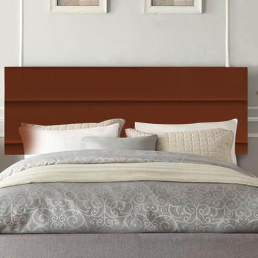 Imagem de Painel Estofada Argentina 195cm King Size Para Cama Box Quarto Suede Terracota Telha - Gat Magazine