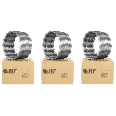 Imagem de Cerca concertina simples galvanizada 30cm 30 metros - HF CENTRAL