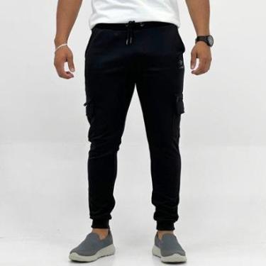 Imagem de Calça Mormaii Jogging Cargo em Helanca Masculina-Masculino