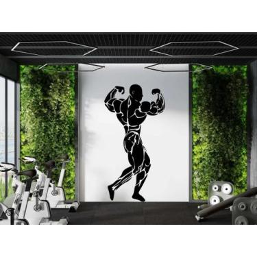 Imagem de Adesivo de parede  academia e musculação  - Ambiente dekorado, 40cm, p