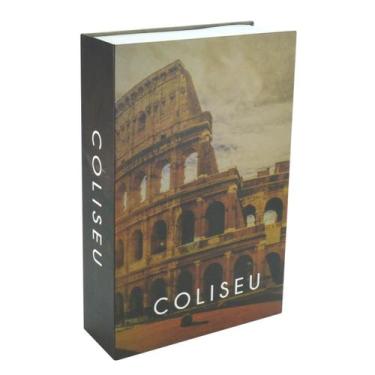 Imagem de Cofre Camuflado Coliseu Em Formato De Livro 24Cm X 16Cm - Unyhome