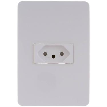 Imagem de Conjunto Tomada 2 Pinos + Terra 10 Amperes 250 Volts Branco S71302104 Schneider Cj Tomada 2p+t 1