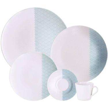 Imagem de Aparelho De Jantar Tramontina Aquarius Em Porcelana Decorada 20 Peças 96589056
