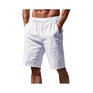 Imagem de Shorts Masculinos 3XL Respiráveis Para O Verão, Calças De Praia Havaia