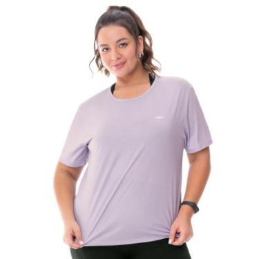 Imagem de Camiseta Fitness Plus Dry Lilás Matte Zee Rucci, G2