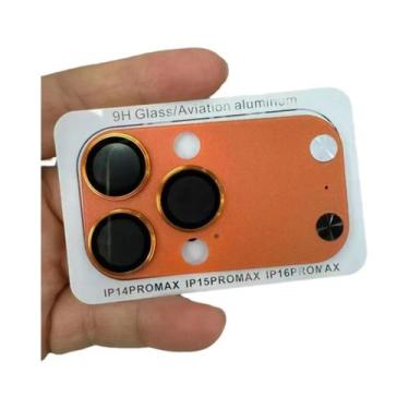Imagem de Protetor De Câmera HD De Metal Para iPhone 17 16 15 14 pro Max, Anel D