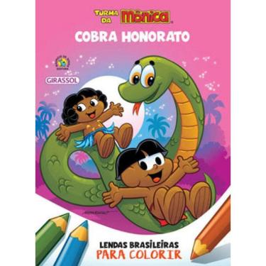 Imagem de Turma Da Mônica - Lendas Brasileiras Para Colorir - Cobra Honorato