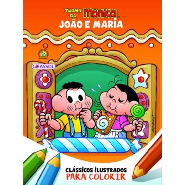 Imagem de Turma Da Mônica Clássicos Ilustrados Para Colorir João E Maria - Vol. 8