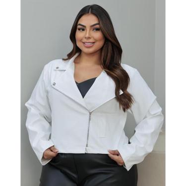 Imagem de Jaqueta Courino Feminina Plus Size G1 ao G4 Estilosa-Feminino